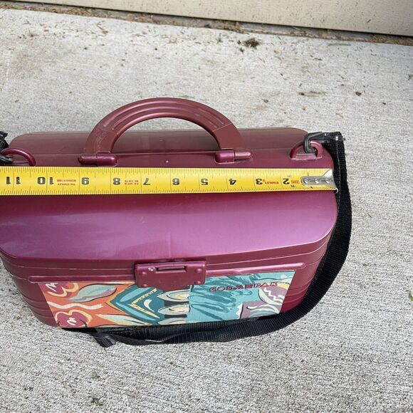 VTG CosmePak Floral Storage SEW N CRAFTS Case Makeup Organizer - NL - Picture 2 of 6